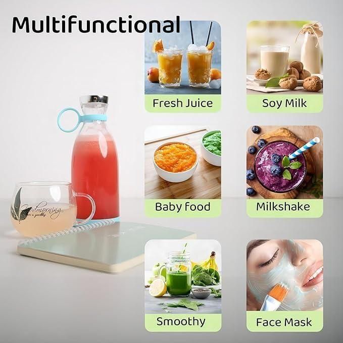 🥤✨ Portable Mini Juice Blender — Blend Freshness Anytime, Anywhere! ✨🥤