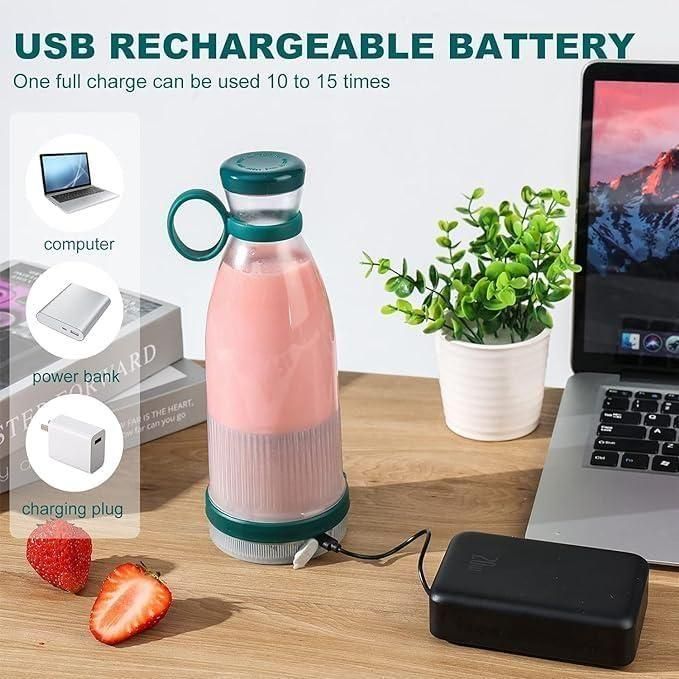 🥤✨ Portable Mini Juice Blender — Blend Freshness Anytime, Anywhere! ✨🥤