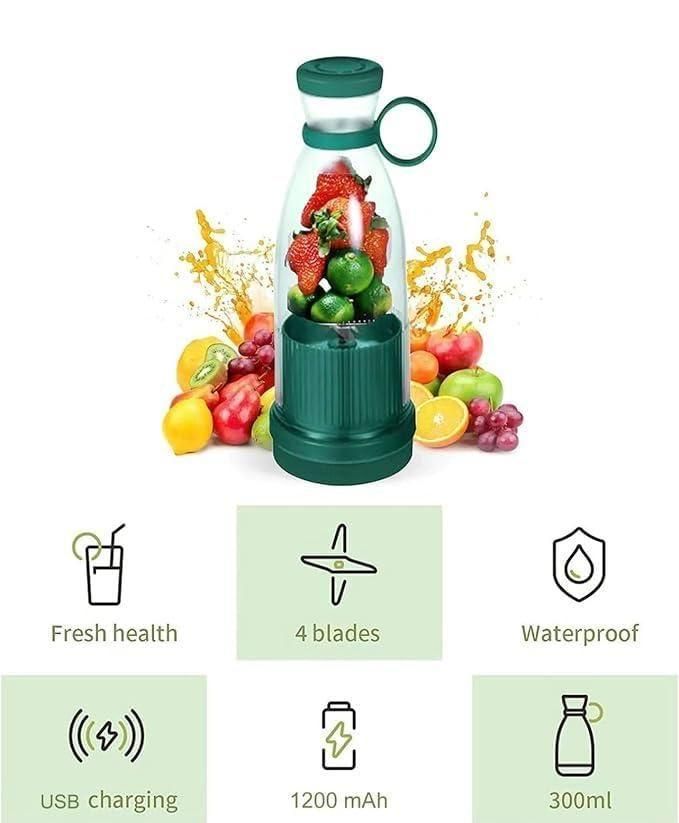 🥤✨ Portable Mini Juice Blender — Blend Freshness Anytime, Anywhere! ✨🥤