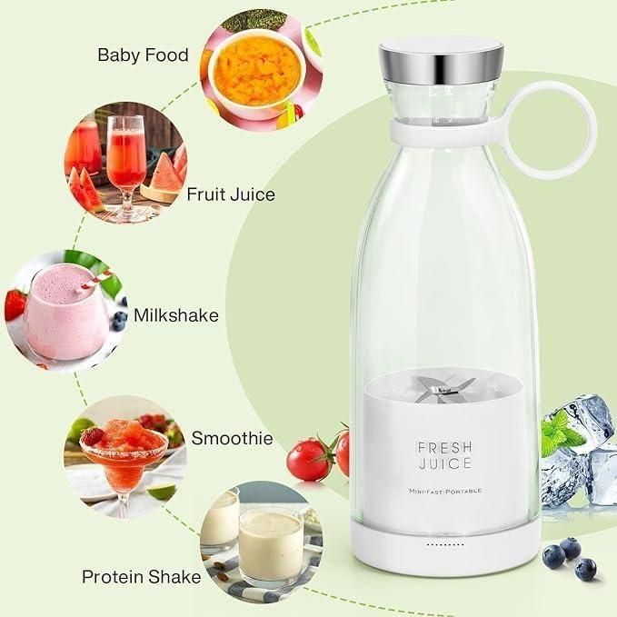 🥤✨ Portable Mini Juice Blender — Blend Freshness Anytime, Anywhere! ✨🥤
