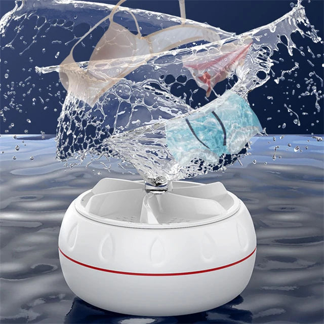 Portable Mini Washing Machine Ultrasonic Turbine Washer