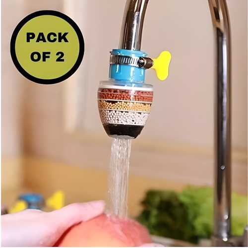 🚰💧Faucet Water Purifier Filters – Instant Tap Filtration for Clean & Healthy Water (pack of 2)🥤✨
