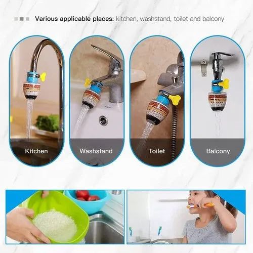🚰💧Faucet Water Purifier Filters – Instant Tap Filtration for Clean & Healthy Water (pack of 2)🥤✨