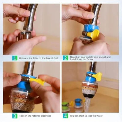 🚰💧Faucet Water Purifier Filters – Instant Tap Filtration for Clean & Healthy Water (pack of 2)🥤✨